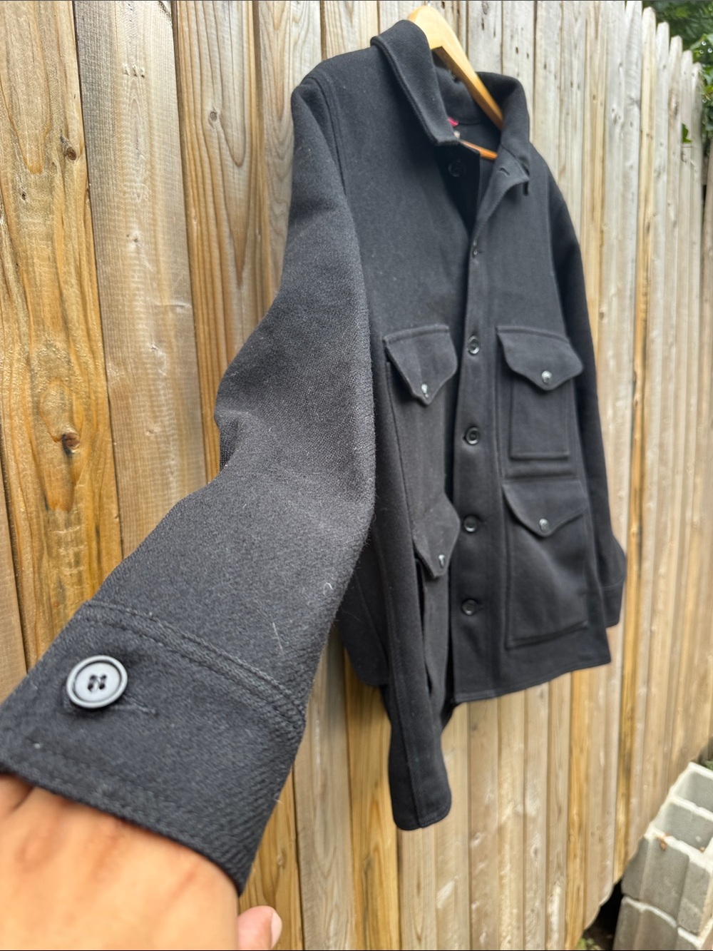 Filson Black mackinaw wool Jacket - Picture 4 of 10